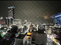 Beautiful night view from our room on the 18th floor,