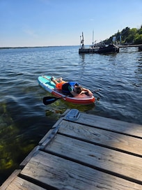 Relaxing on the river