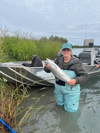 First fish, Red Salmon in the Kenai River