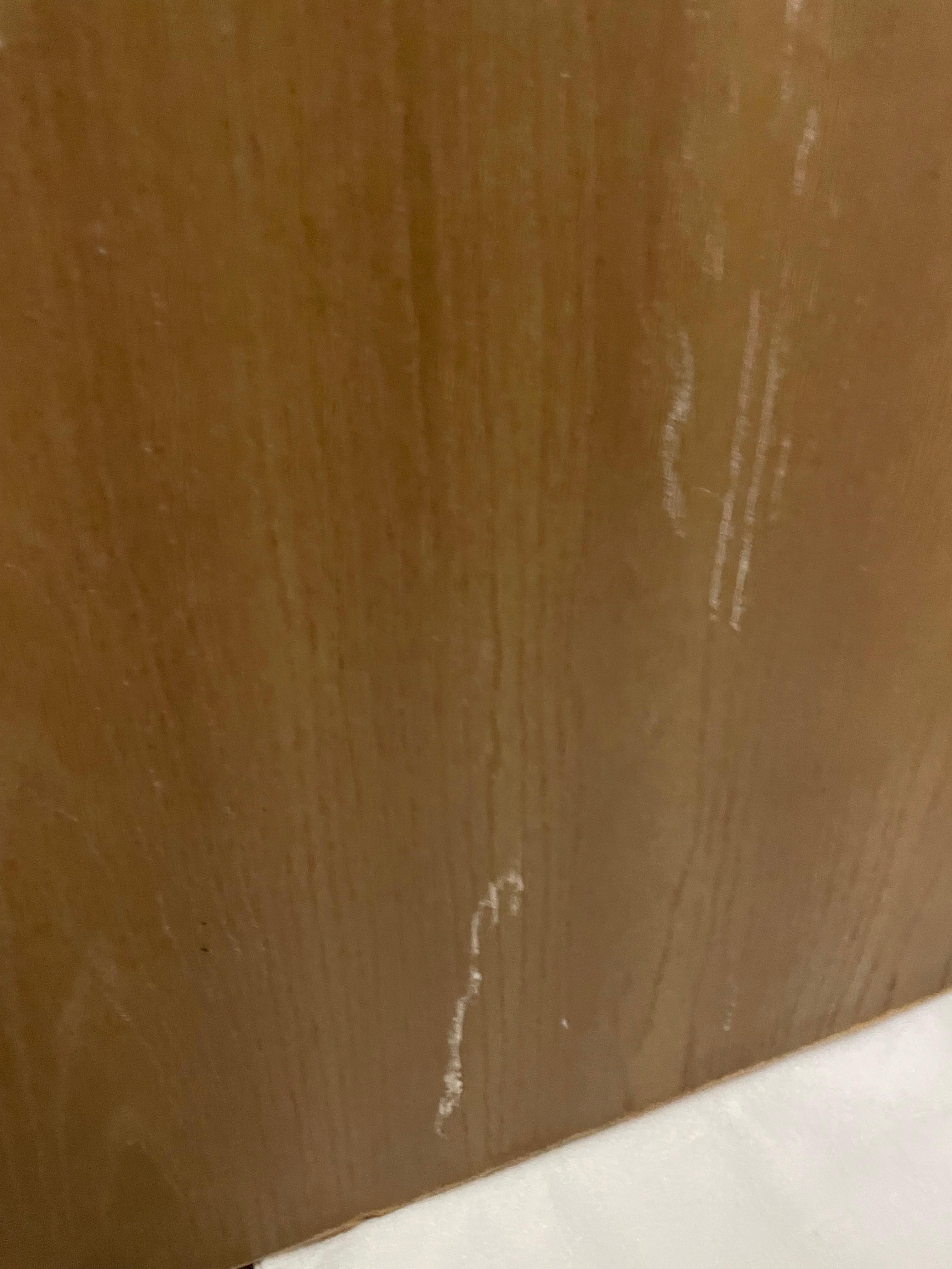 White substance on the RR door