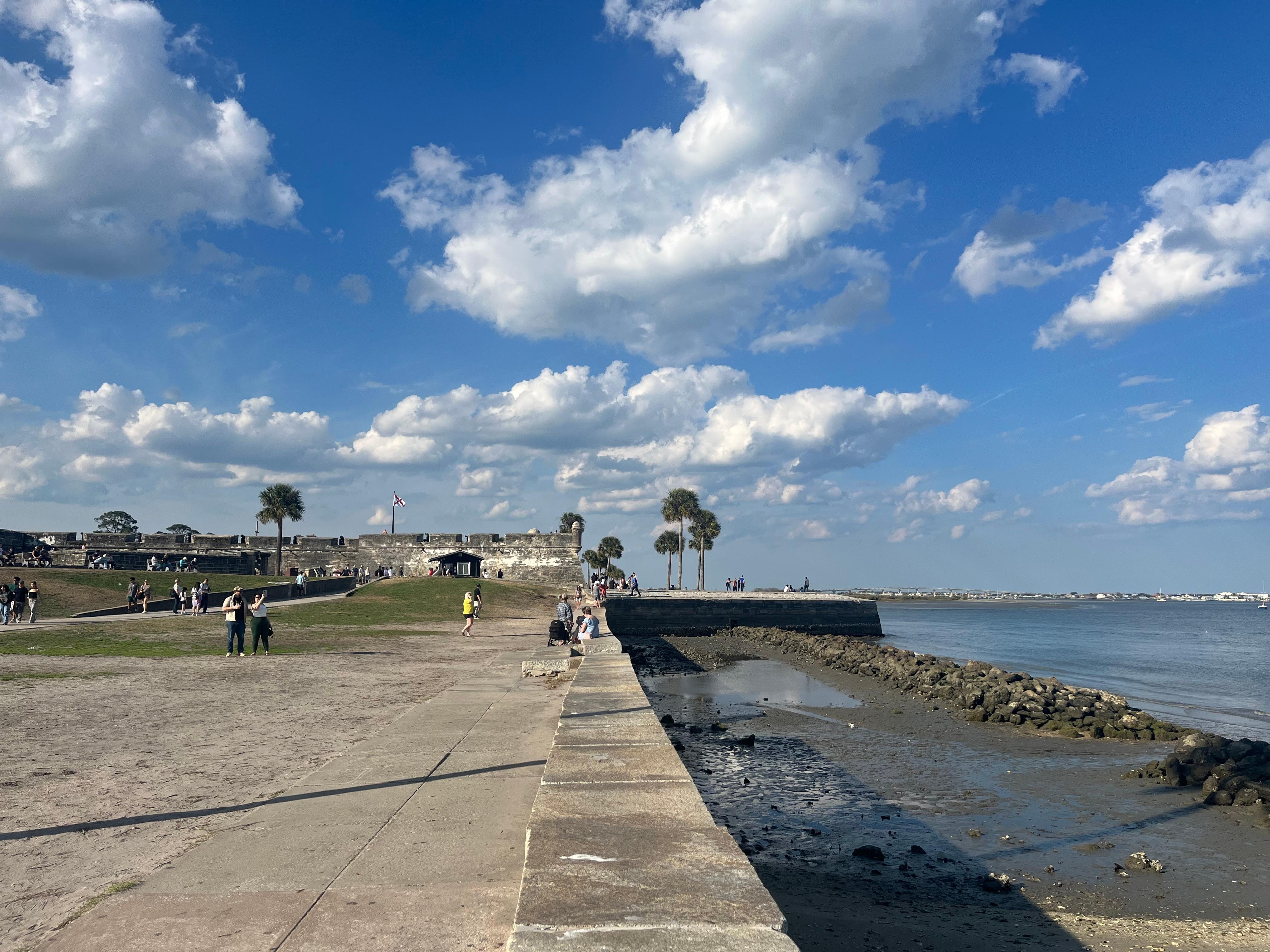 Fort in St. Augustine. Castillo De San Marcos