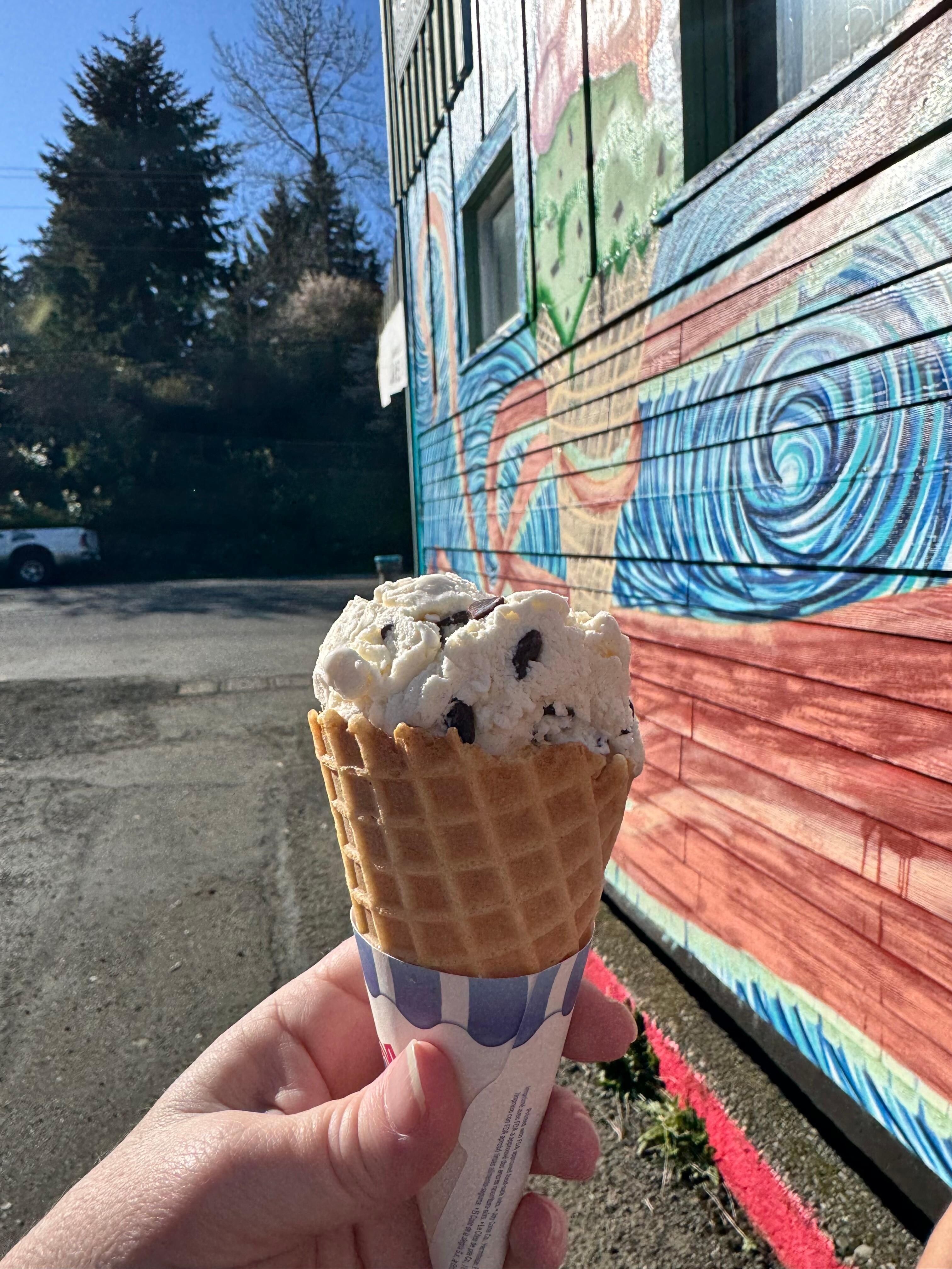 We loved this little ice cream shop 