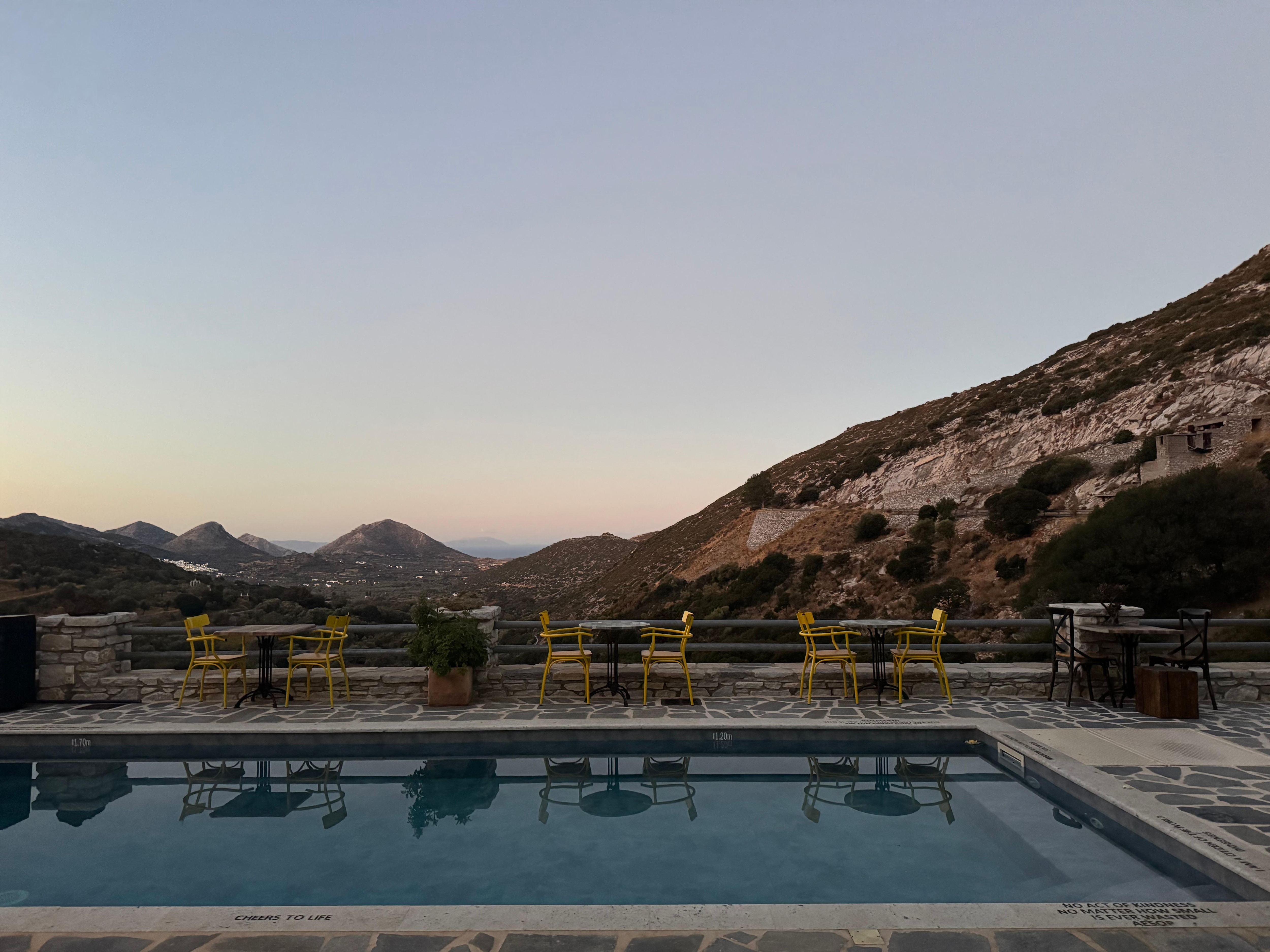 Stunning view from the pool