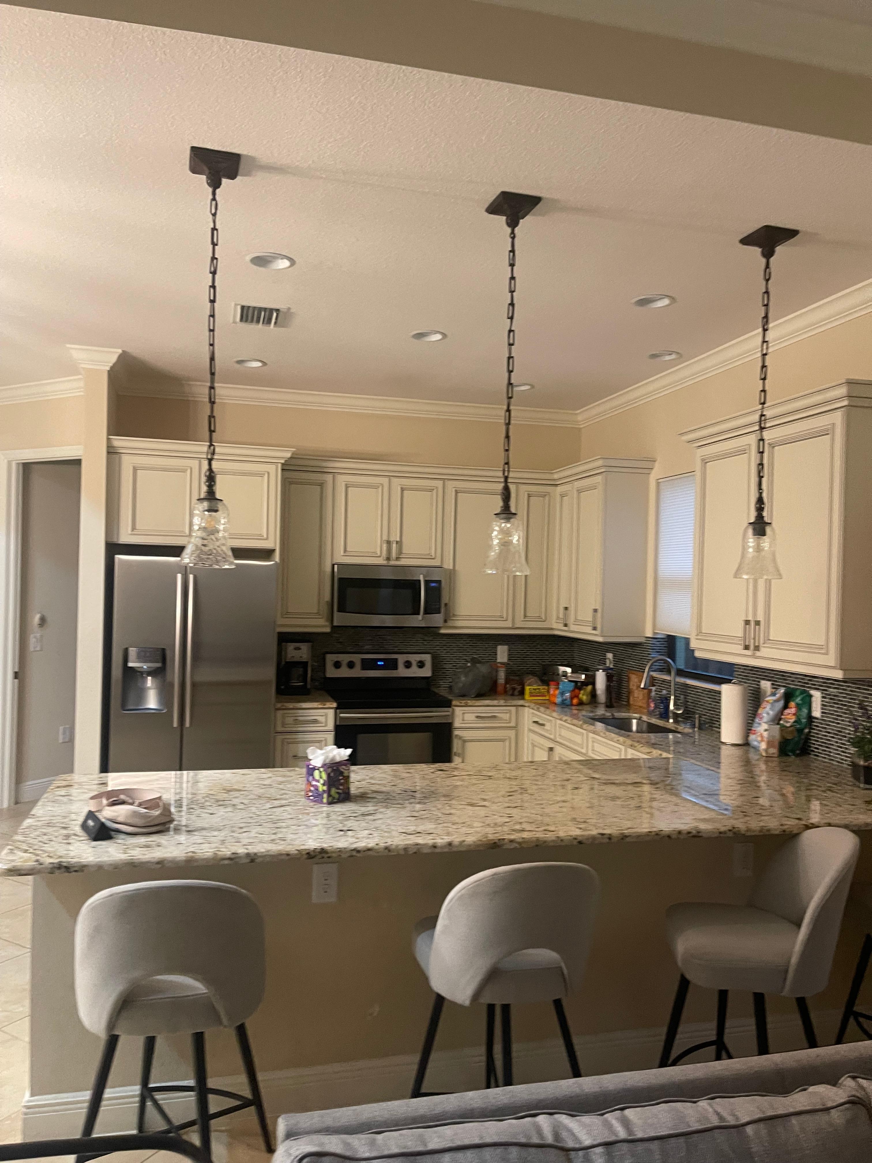 Kitchen was large and stocked with all needed items. 