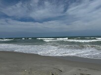 We were there as Tropical Storm Chantal was coming.