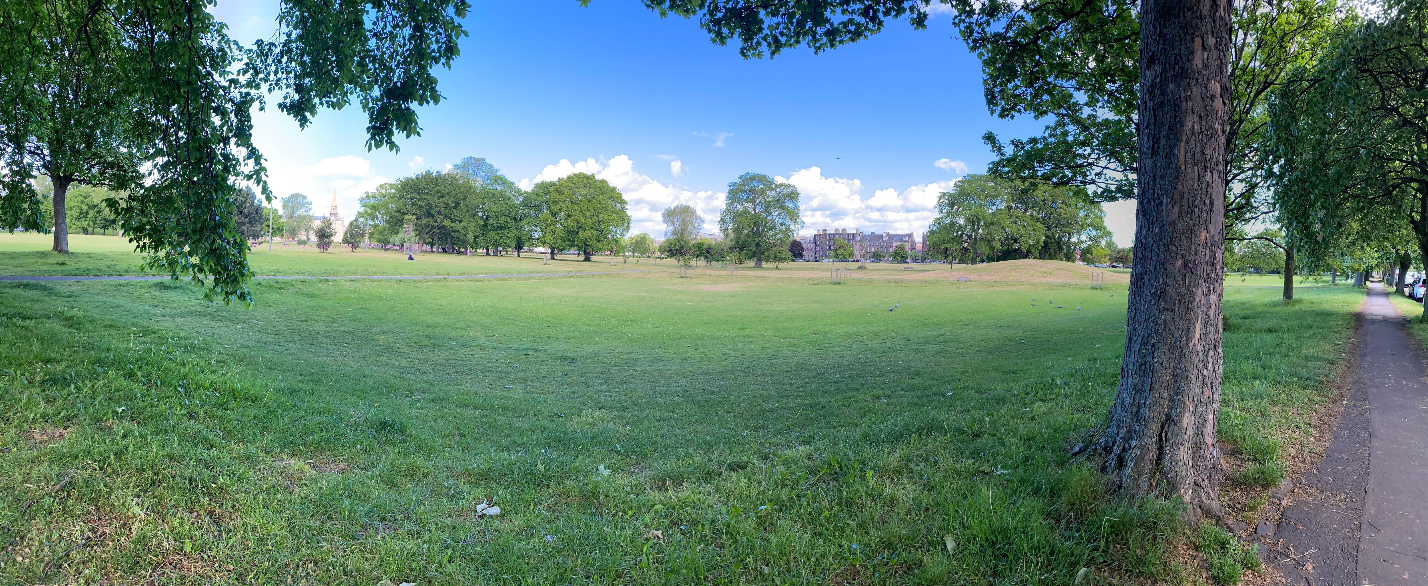 Park across the road. 