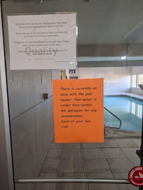 Pool is out of order