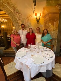 Dinner with family in Rome