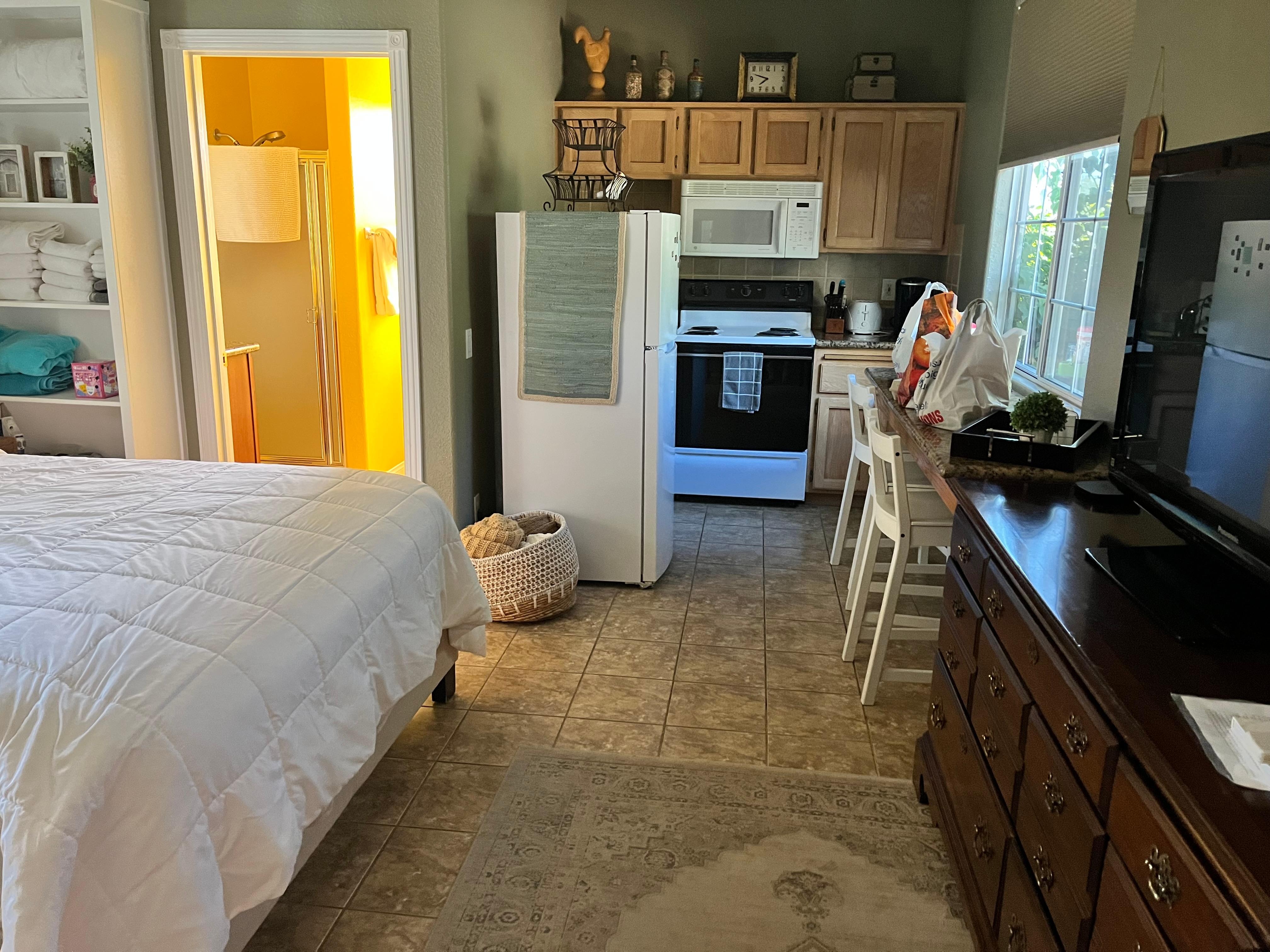 Room and kitchenette
