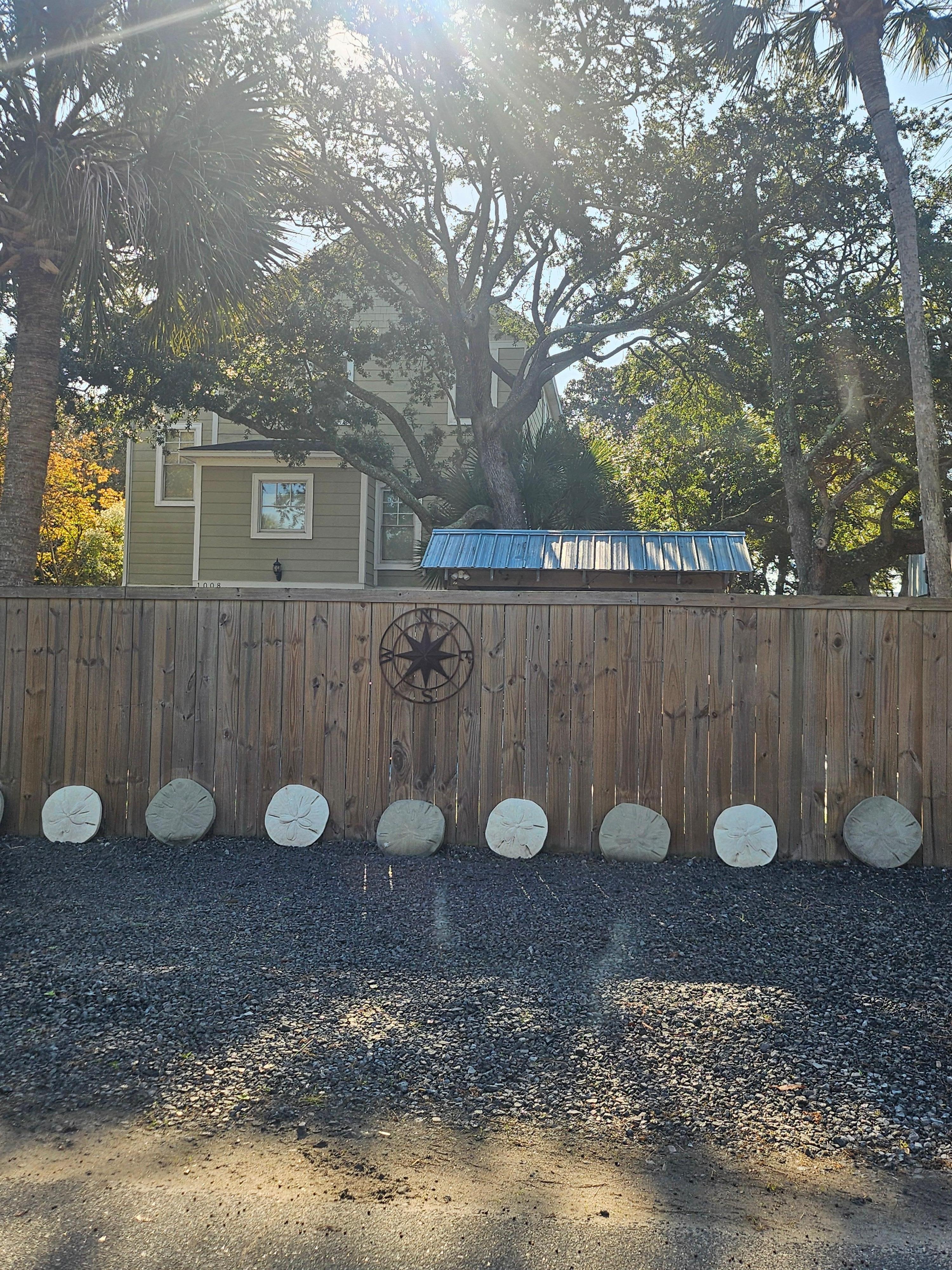 Back of the house parking. 