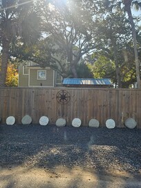 Back of the house parking.