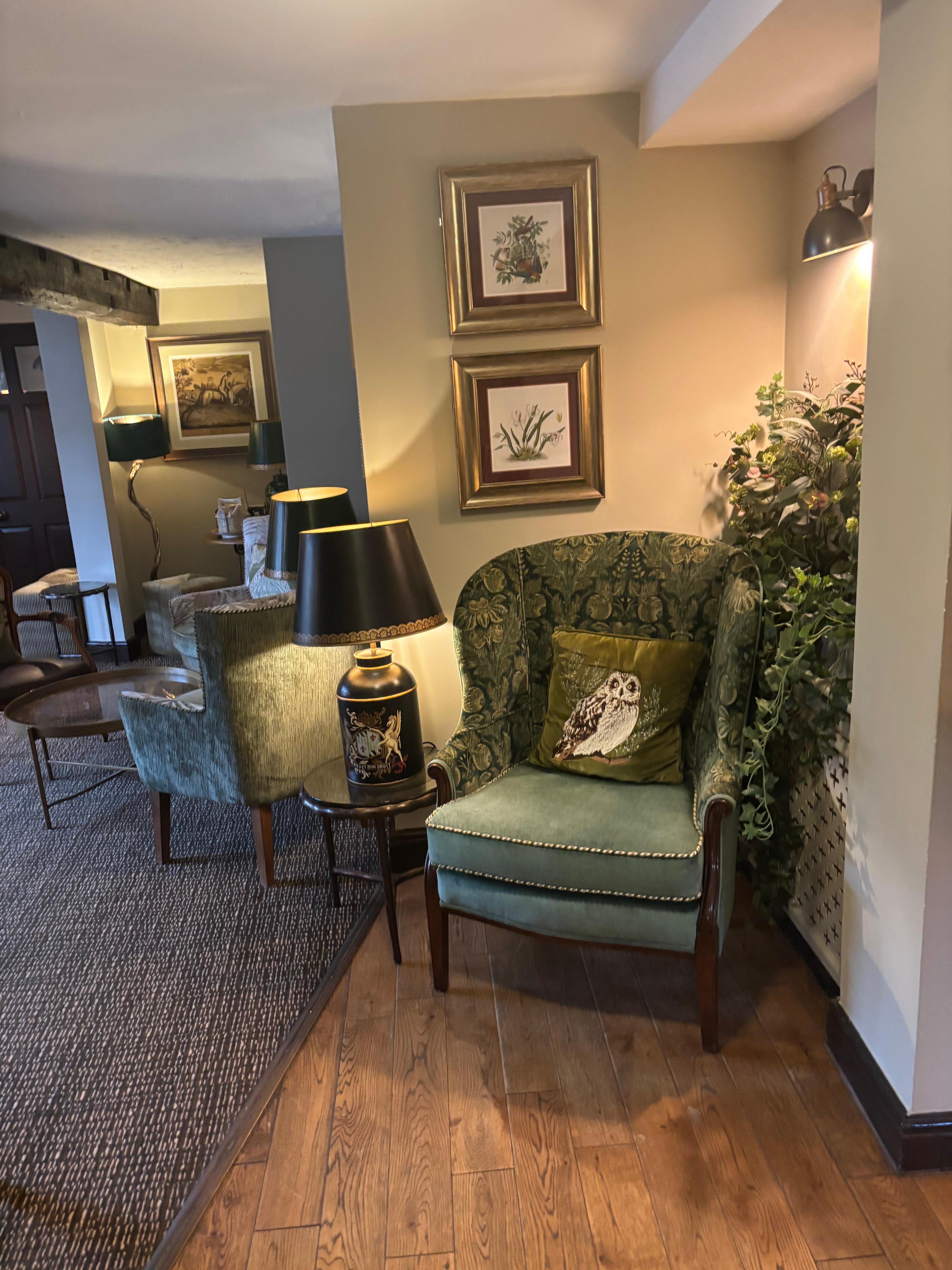 Lots of lovely areas to sit in The Bell Inn