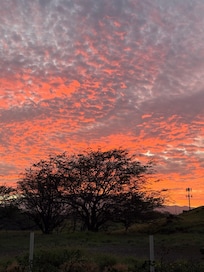Morning sunrise from our lanai!