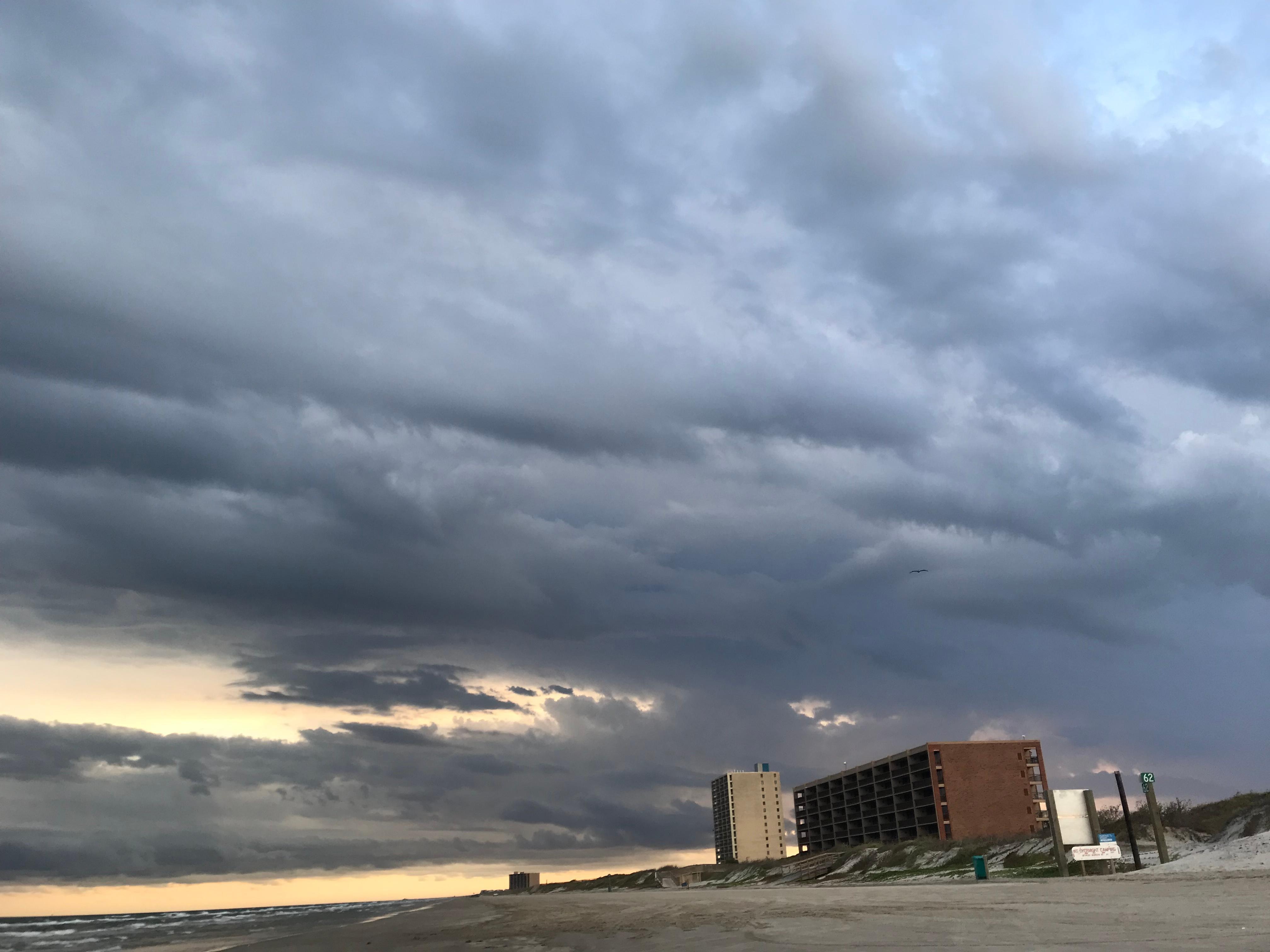 Storm rolled in and was quickly gone!