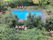 The lovely pool at the Villa Cassia di Baccano