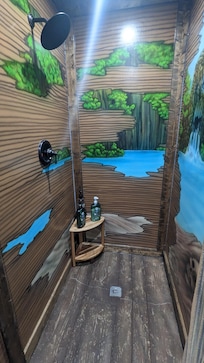 The Shower at our cabin