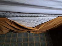 Torn, accidents happen I guess, atleast tuck it in.