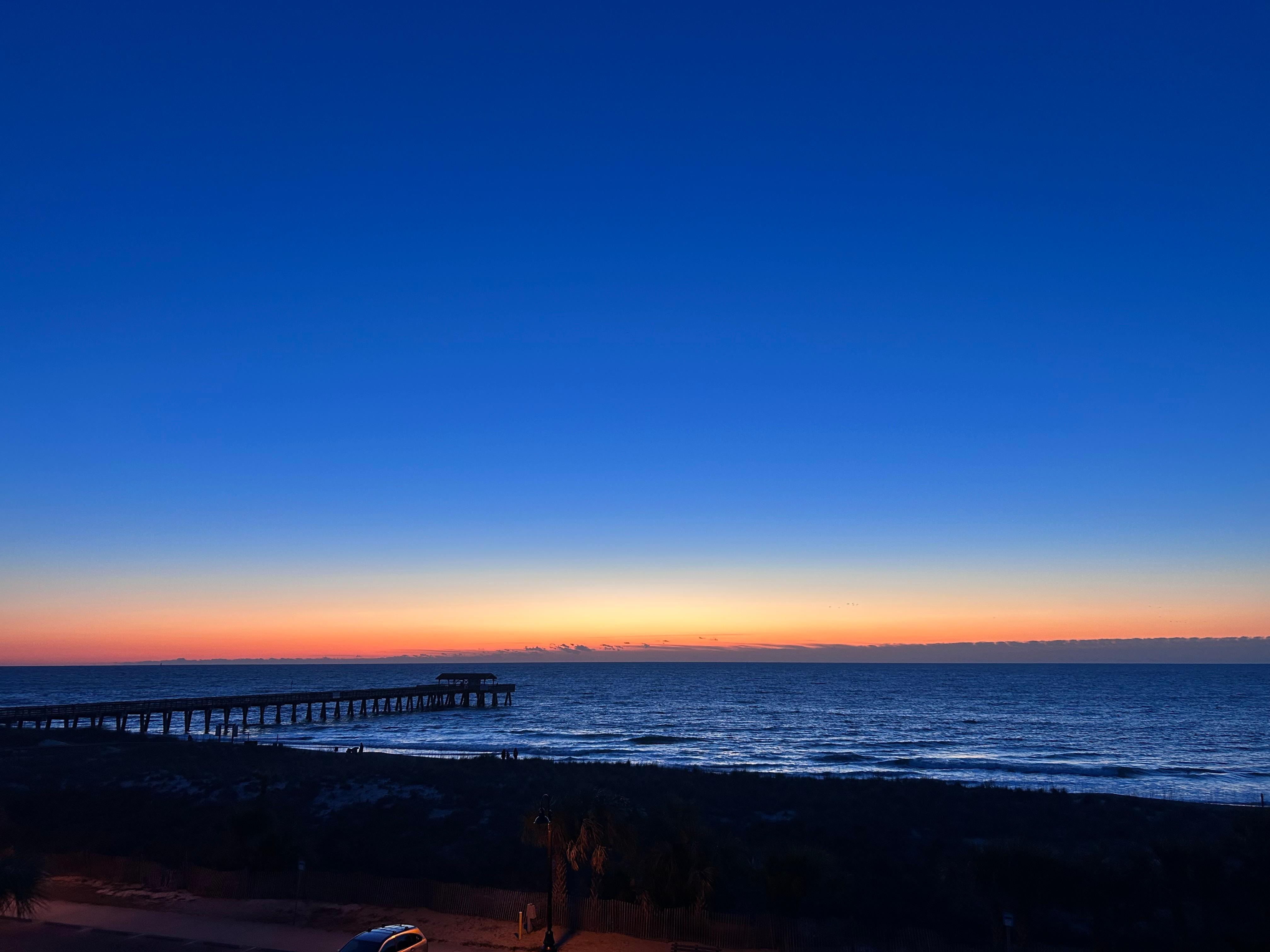 From the private balcony 