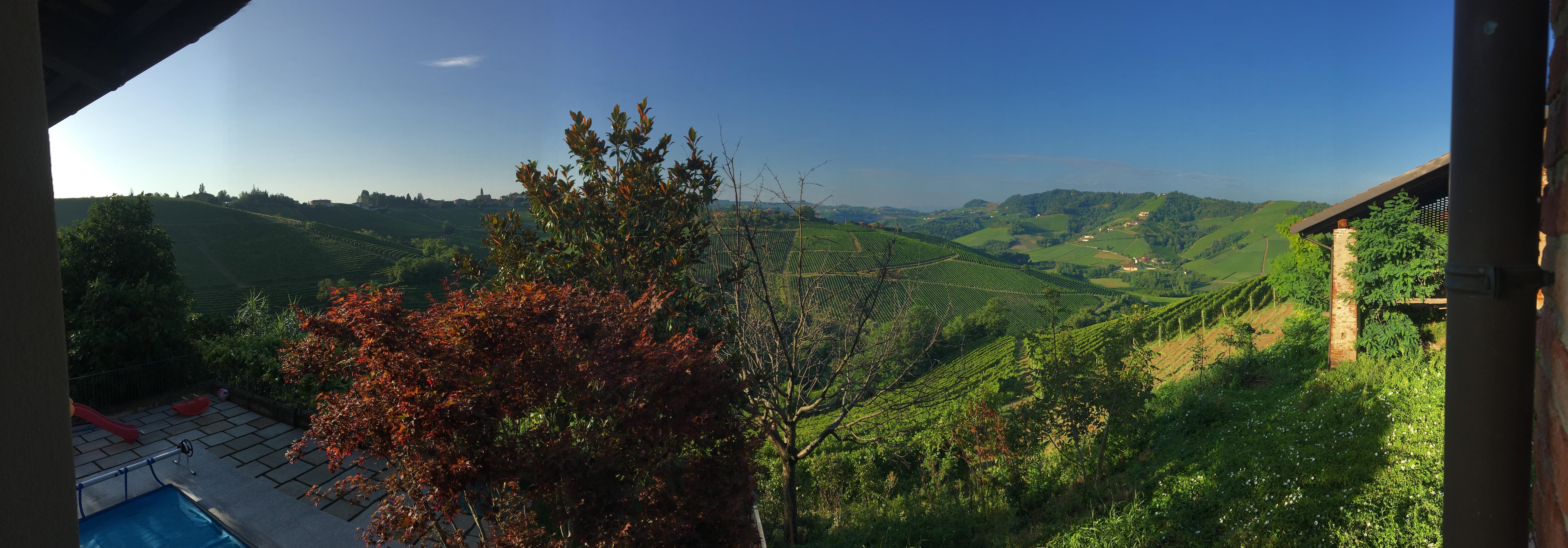 Autre vue panoramique de la terrasse de la chambre du rez