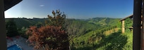 Autre vue panoramique de la terrasse de la chambre du rez