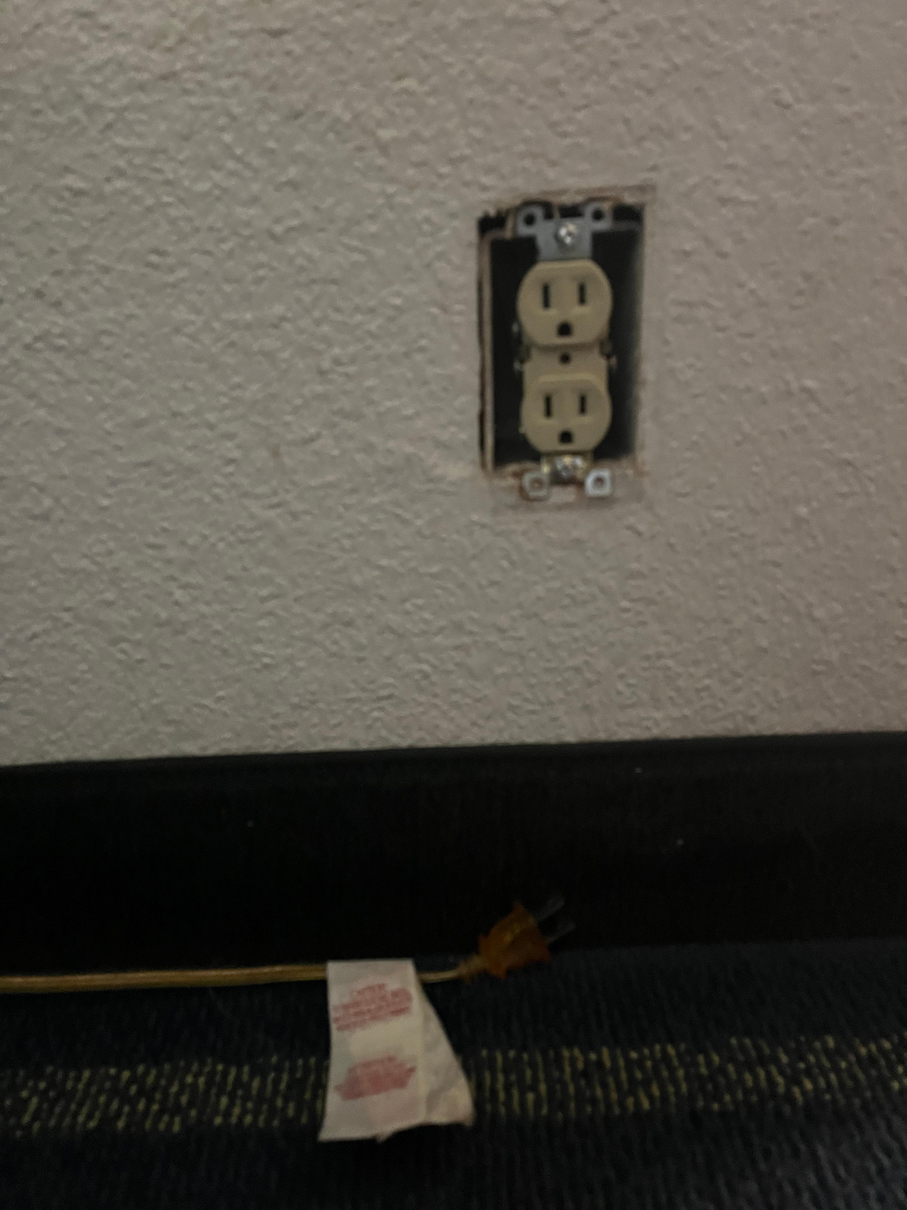 No outlet covers