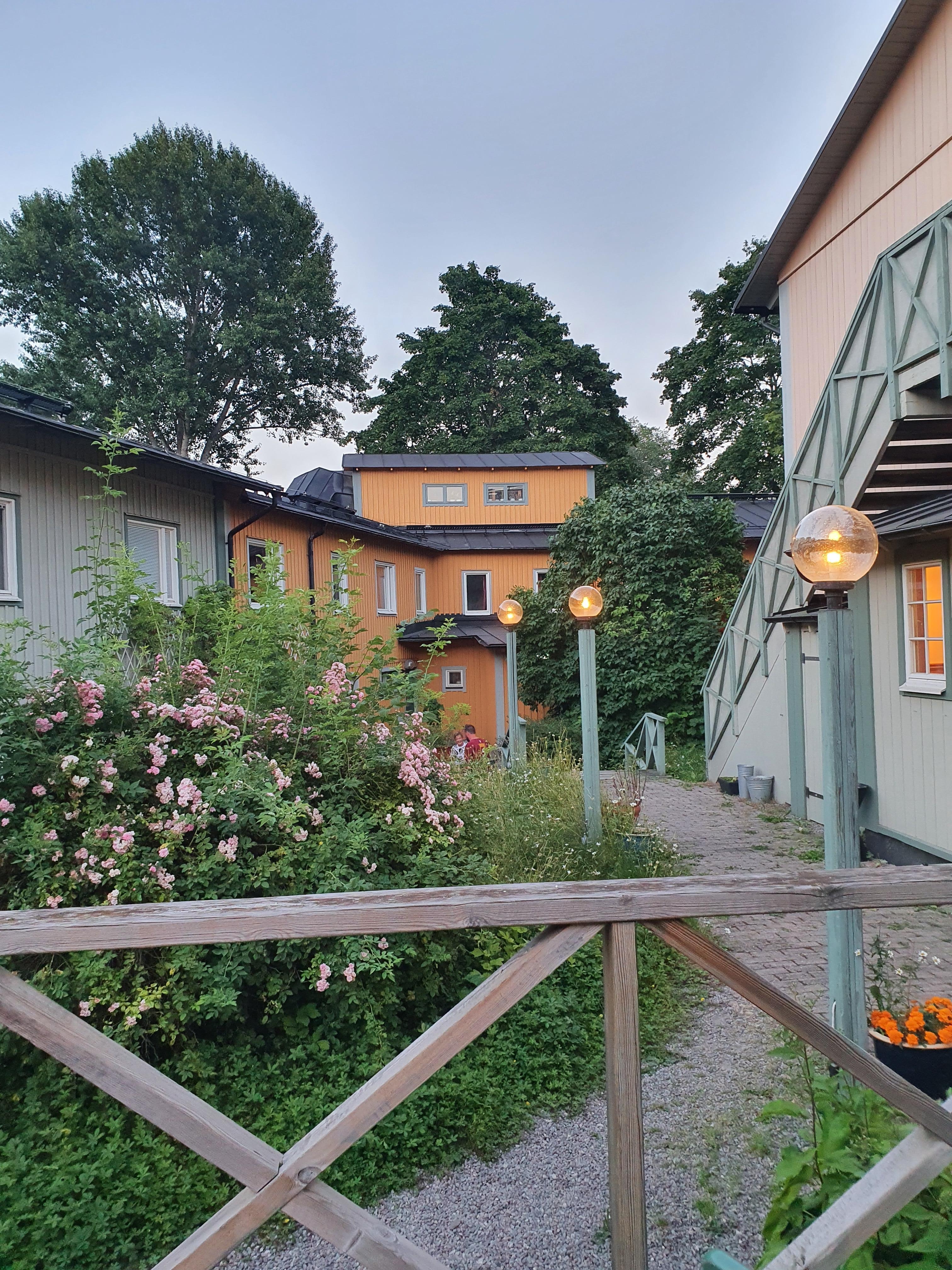 Hyggelig gårdhave