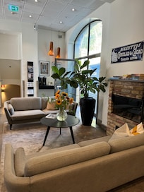 Gratis kaffe i resepsjon