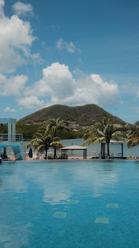 Pool view from the cabana