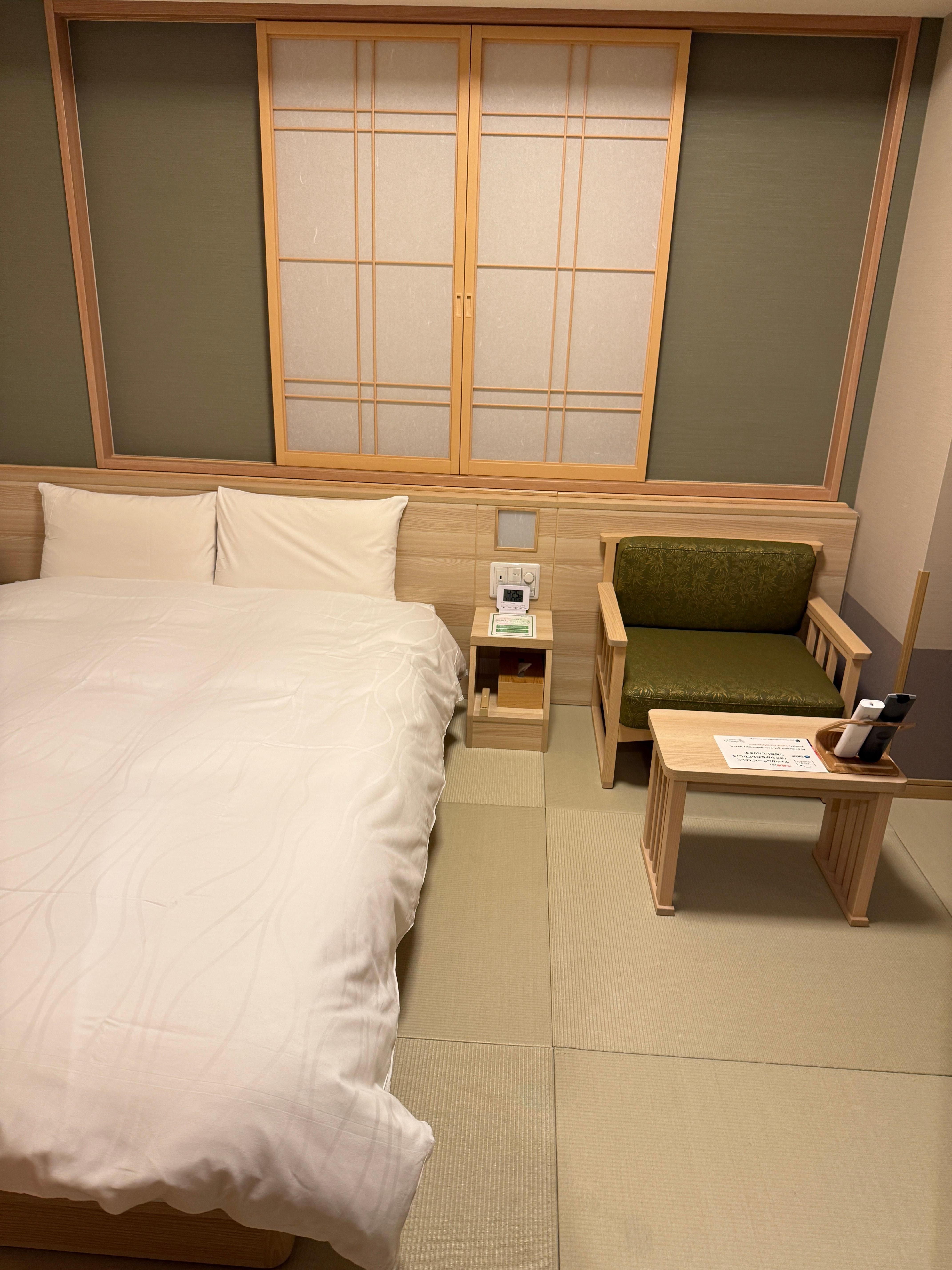 房間，大行李箱勉強可打開。