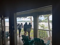 View from top deck upon arrival