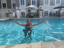 The pool was a joy for us all