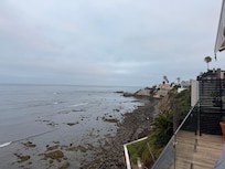 View in morning at low tide