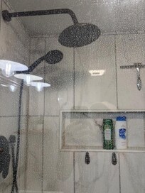 Upstairs shower