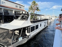 Outside view of houseboat!