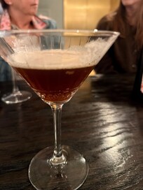 Espresso martini at the hotel