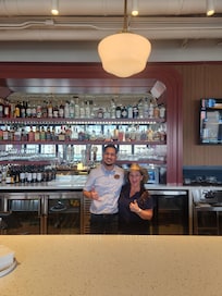 Avi, the bartender at Top Note. So attentive and helpful!