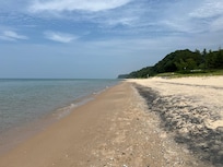 Nearby beach