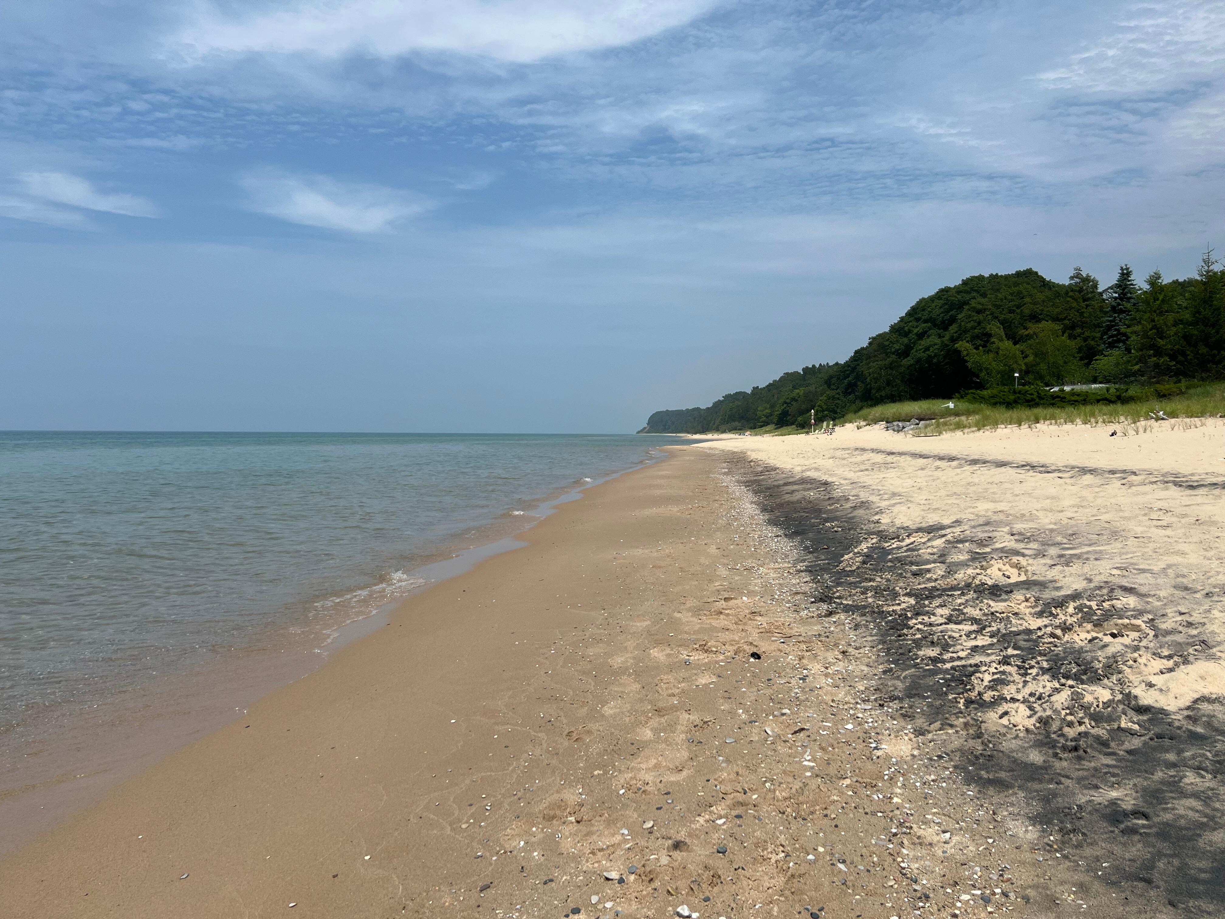Nearby beach