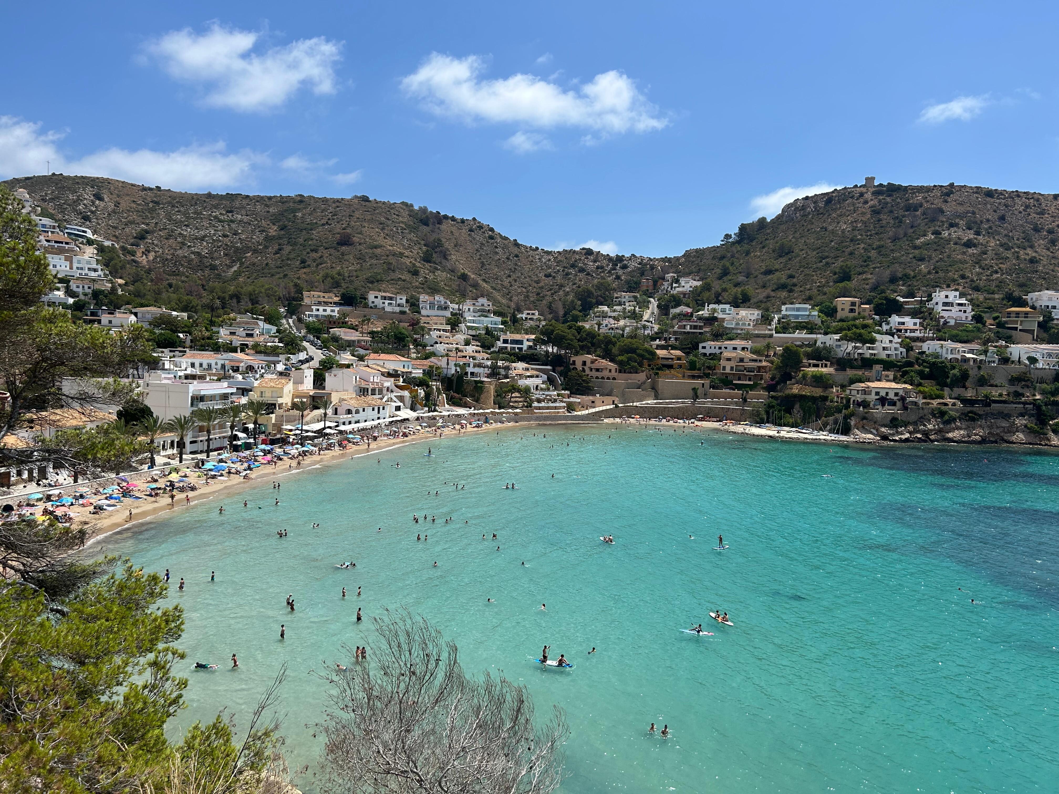 Playa del Portet a short walk away