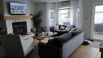 Well-appointed and spacious interior accommodations provided very comfortable areas for entertainment, dining, and sleeping.