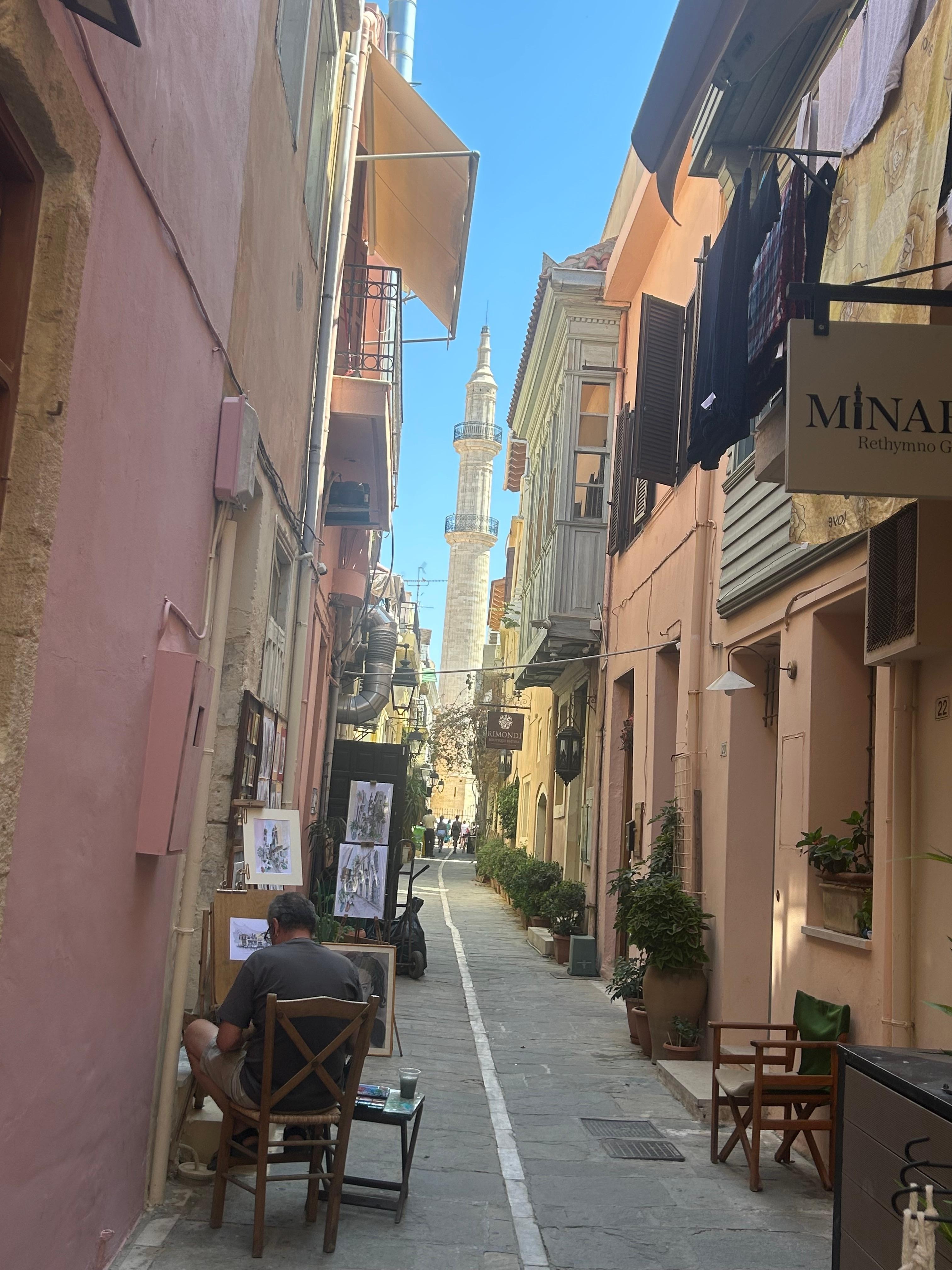 Cute alleyways around hotel 