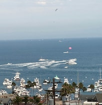 View from home of jet skiers