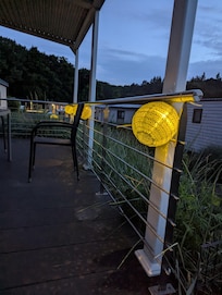 Abends auf der Terrasse