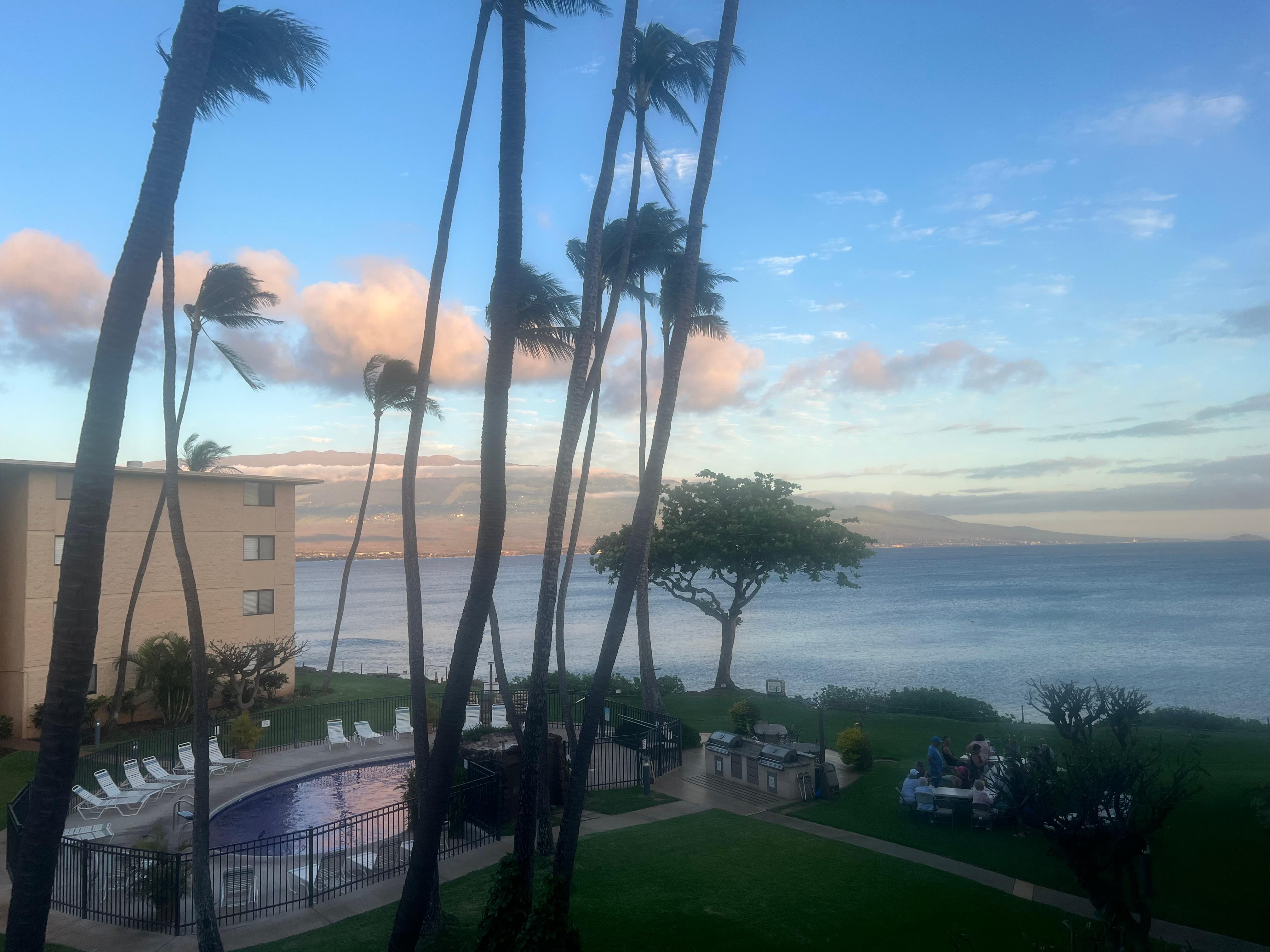 From the balcony
