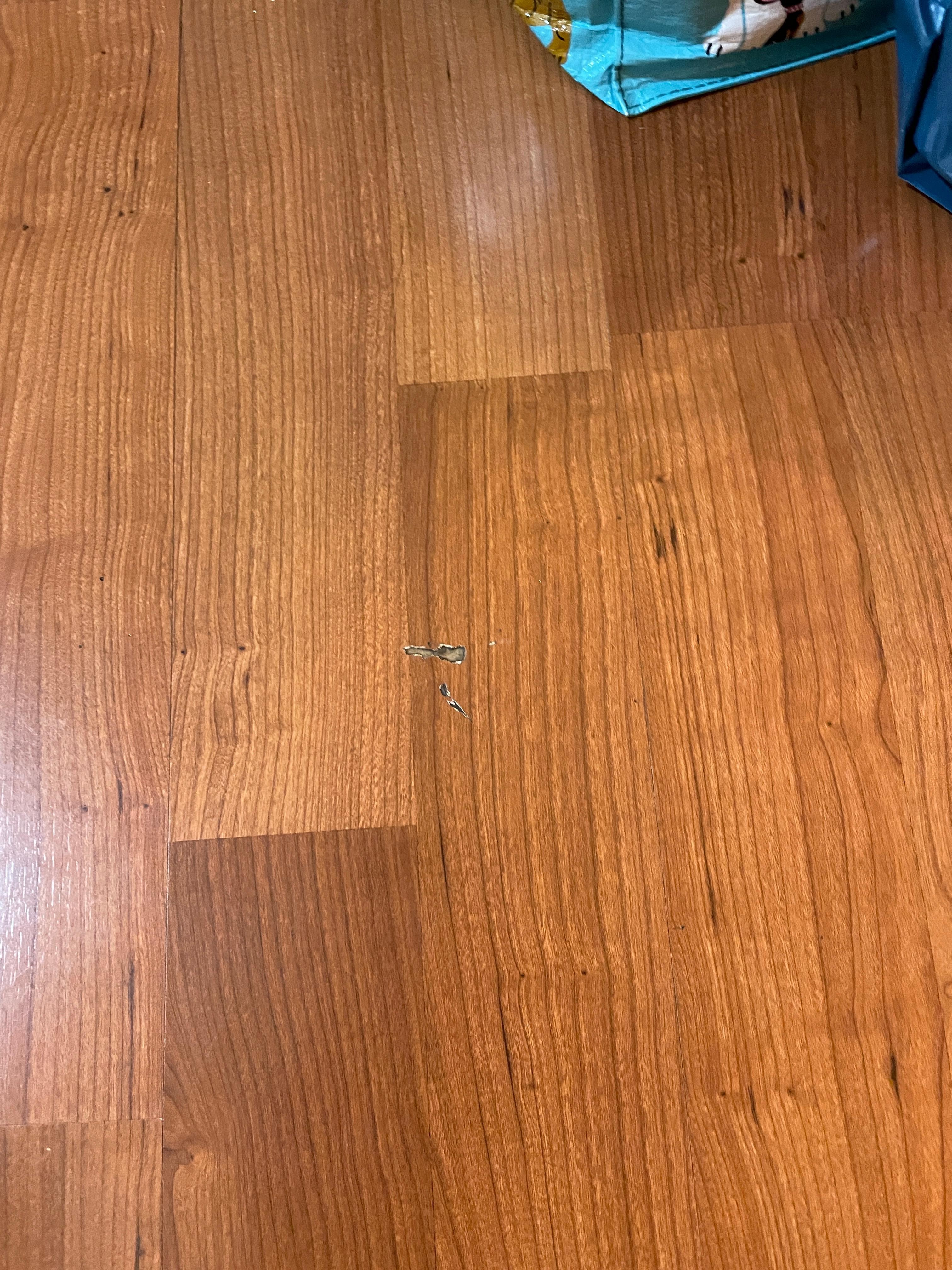 Damage on floor