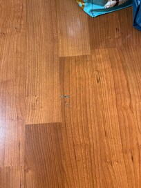 Damage on floor