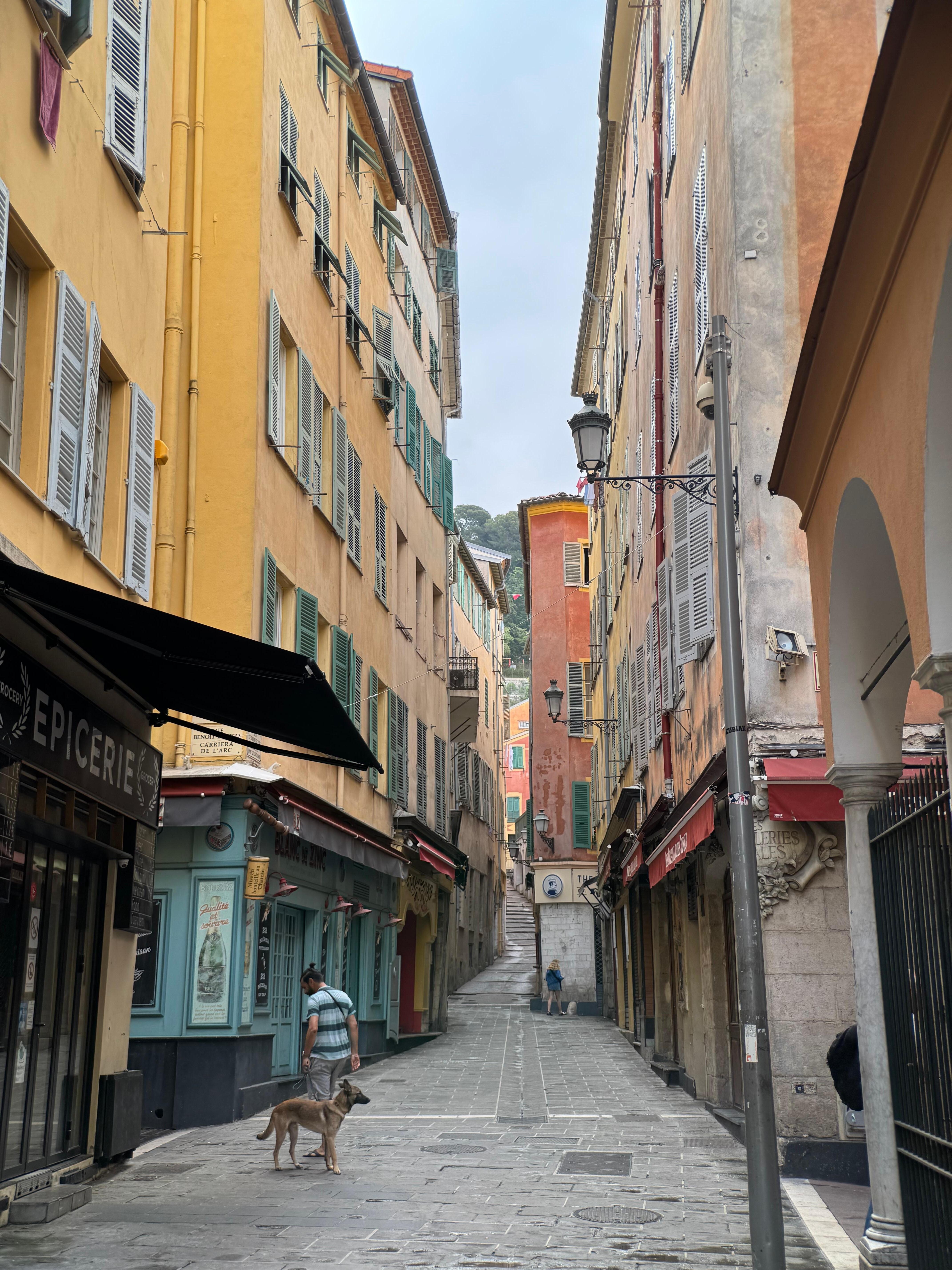 Old Nice, this is about 3 minute walk away. 