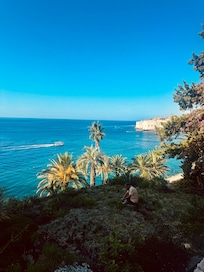 On our daily walk to the old town