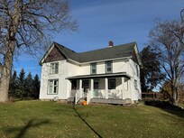 Beautiful blue skies and the home