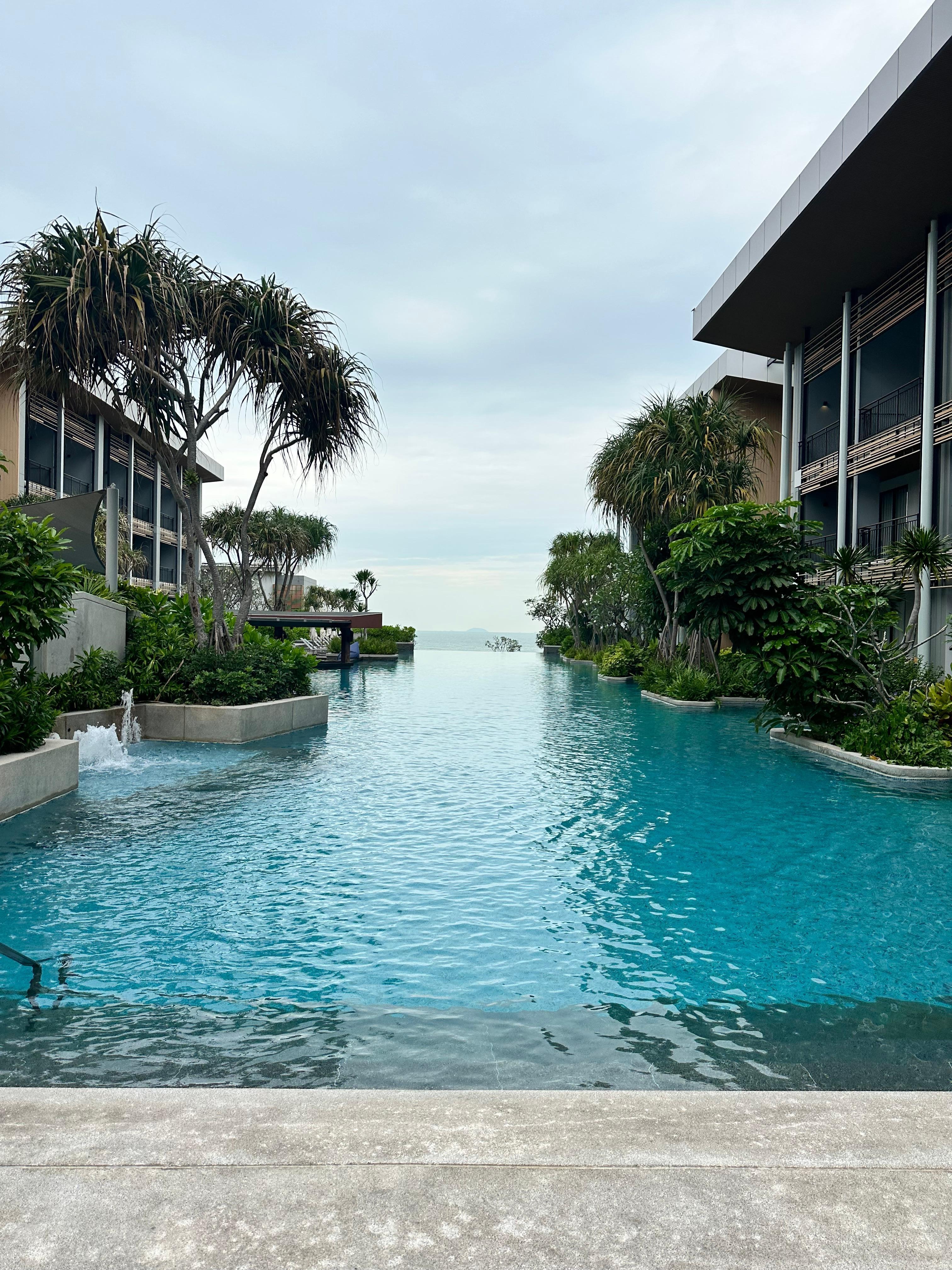 Infinity pool view 